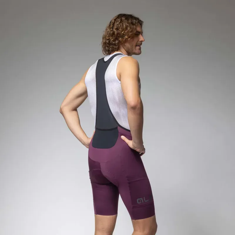 Ale Clothing Gravel Pro Off Road Bibshorts in Purple-1