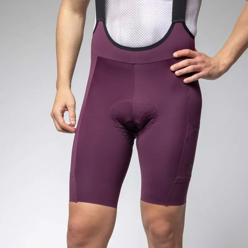 Ale Clothing Gravel Pro Off Road Bibshorts in Purple-2