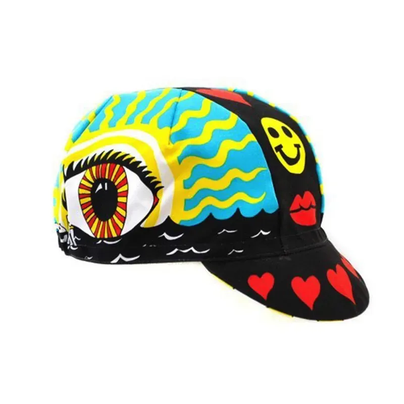 Cinelli Eye Of The Storm Cotton Cap in Black