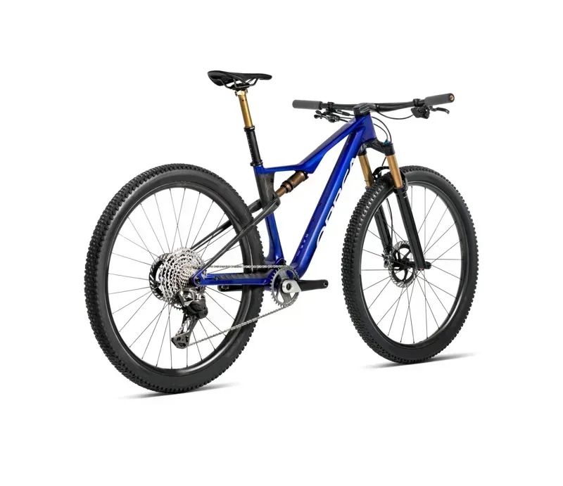 Orbea Oiz M-Pro Mountain Bike In Cobalt Blue Gloss/Carbon Raw Matt-2