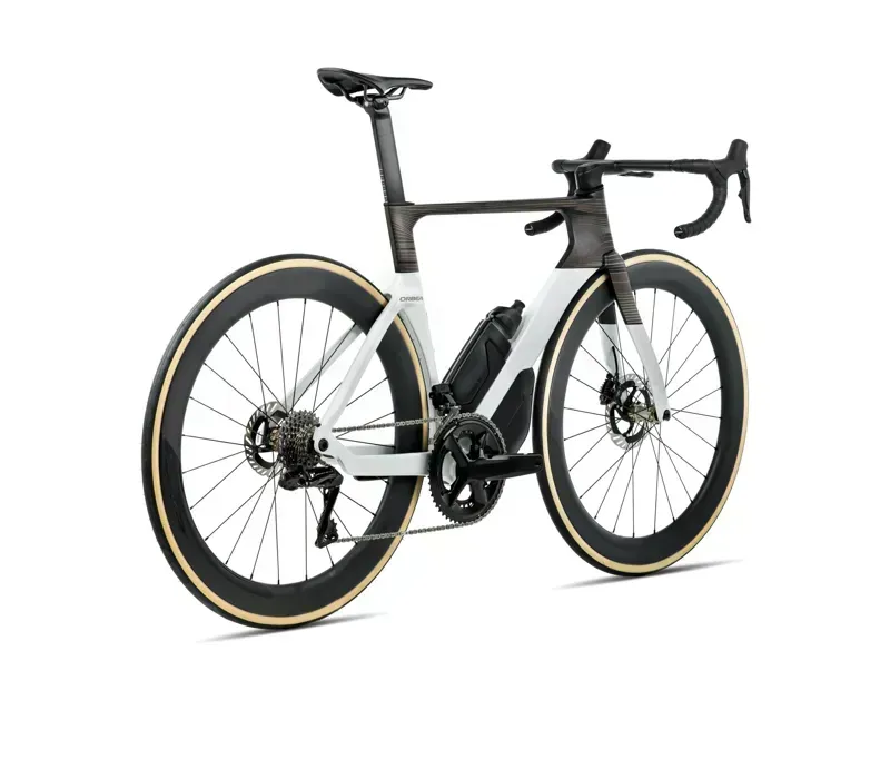 Orbea Orca Aero M10iLTD Road Bike in Magic Gold Gloss/Carbon Raw Matt-2