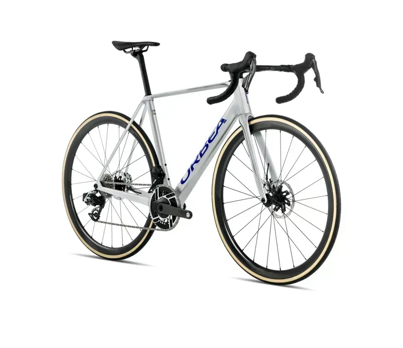 Orbea ORCA M20iLTD PWR Road Bike in Spark Silver/Titain Grey Gloss-2