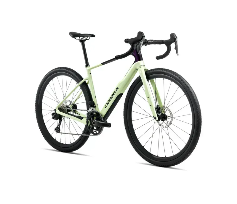 Orbea Terra M31ETEAM 1X Gravel Bike in Acid Gum/Fantasy Purple Carbon View Gloss-1