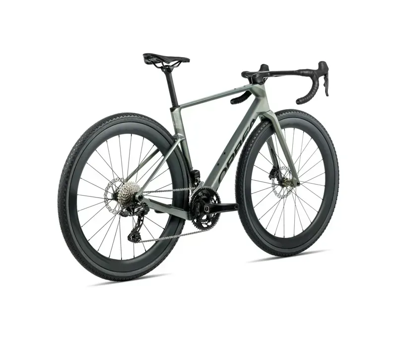 Orbea Terra Race M31ELTD 1X Gravel Bike In Spaceship Green Matt-2