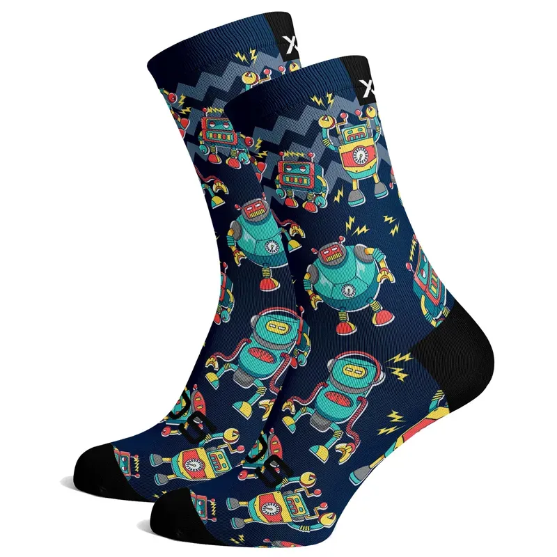 Sox Footwear Robot Premium Crew Socks MUI COLOURED