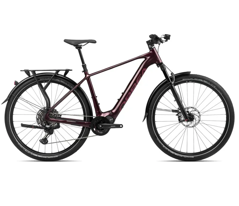 Orbea Kemen 10 Trekking Bike in Metallic Burgundy Red