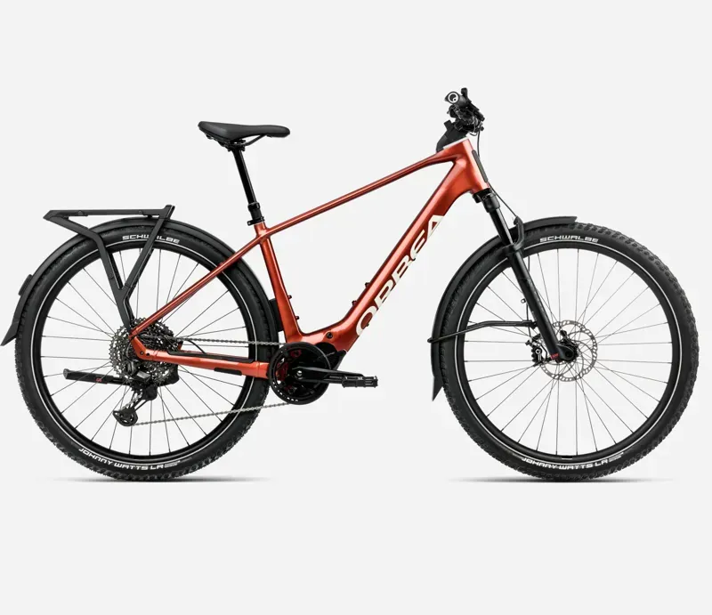 Orbea Kemen Adv 10 E-Road Bike In Mars Red/Ivory White Gloss