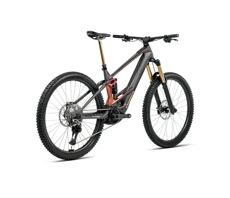 Orbea Wild M-Team E-MTB In Diamond Carbon View Matt/Mars Red Gloss-2