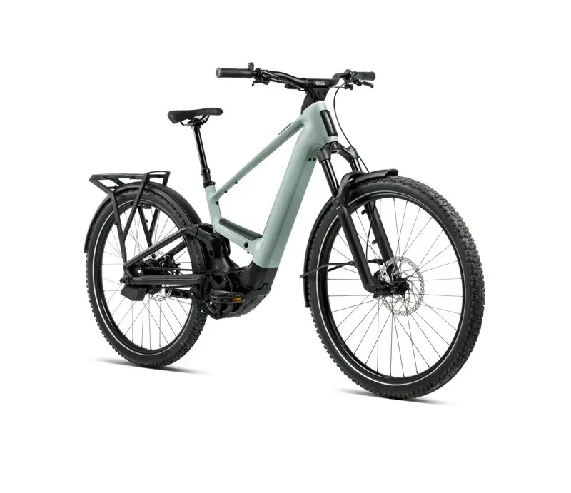 Orbea Muga 30 E-Hybrid Bike In Blue Stone/Diamond Black Matt-1